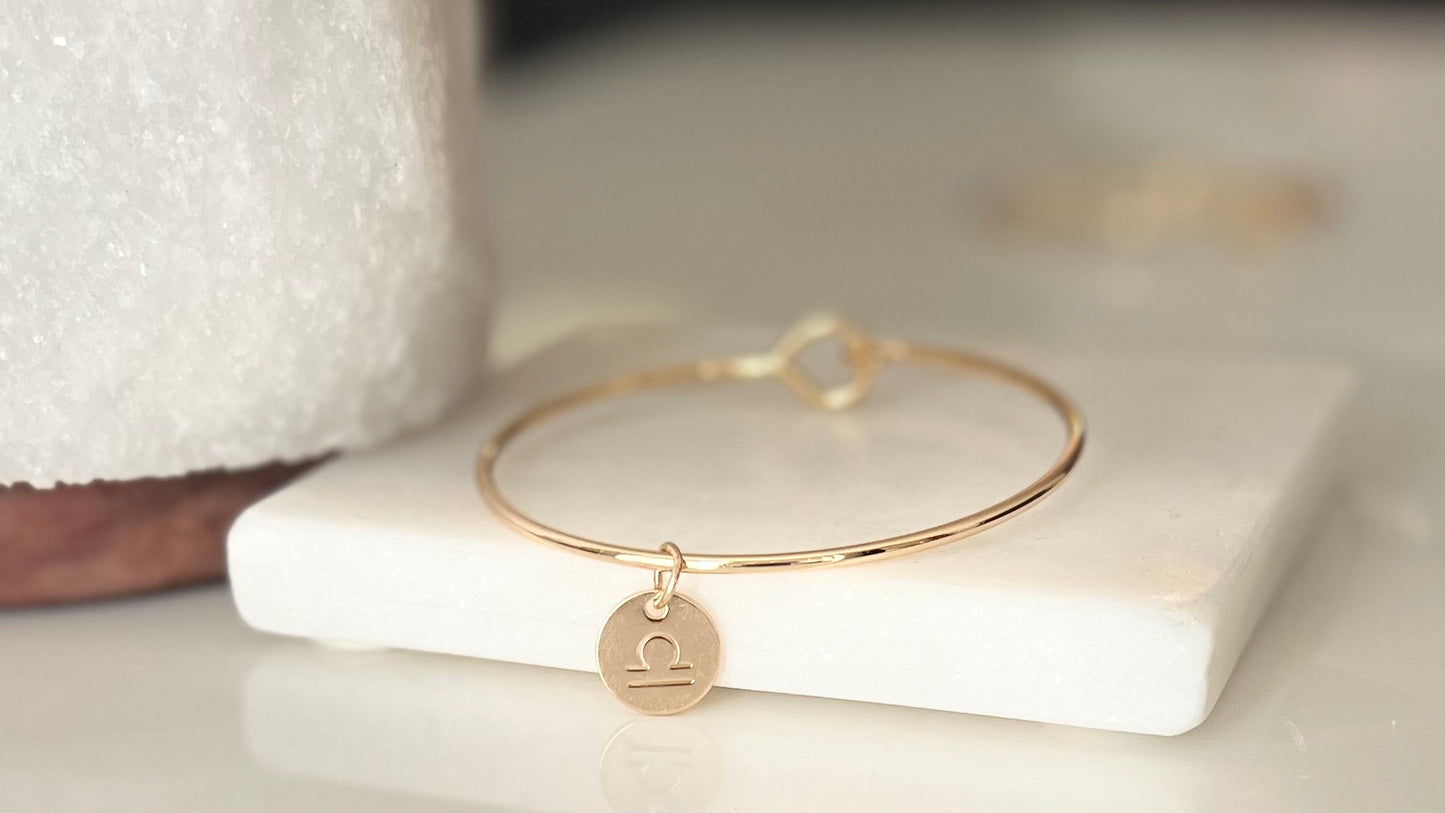 Zodiac Charms Bangle